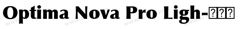 Optima Nova Pro Ligh字体转换